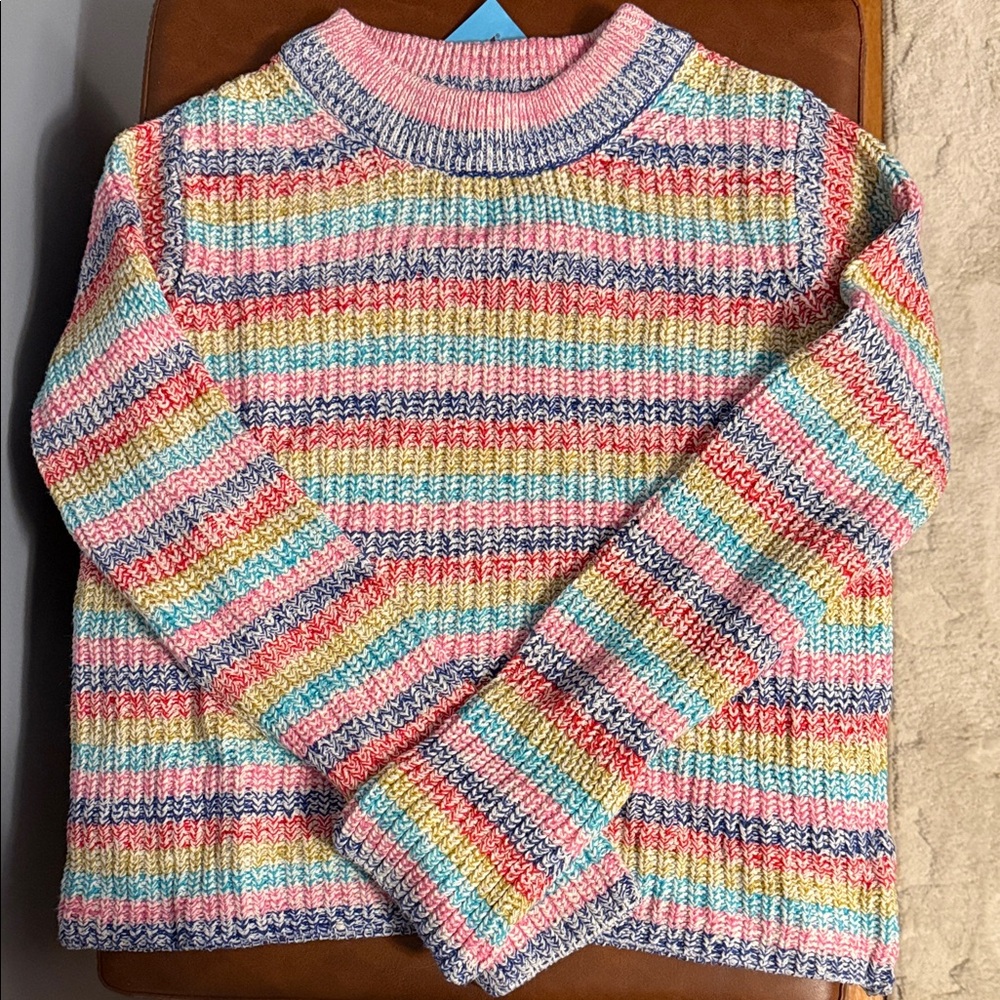 Philosophy Pastel Stripe Knit Sweater in Pink, Blue, Yellow, Mint, Lavender